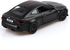 1/36 Scale BMW M4 Diecast Model Cars,Pull Back Vehicles BMW Toy Cars,Cars Gifts for Boys Girls(Black)