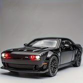 1:24 Scale Metal Die-cast Sports Car Model, Real Sound Effects and Lighting Functions, Suitable for Birthday Gifts, Christmas Gifts for Car Lovers