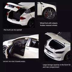 1:24 ModelX Alloy Car Model Simulation Sound And Light Pull Back Toy Car Metal Suv Electric Car Boys Collection Ornaments Gift