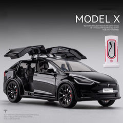 1:24 ModelX Alloy Car Model Simulation Sound And Light Pull Back Toy Car Metal Suv Electric Car Boys Collection Ornaments Gift