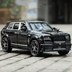 1:36 Diecast Model Cars Alloy Toy car for Cullinan Alloy Toy Vehicle with with flashing headlights and realistic sound effects, Toys for Kids, Adults, Metal Crafts for Boyfriend, Young People Gift