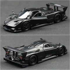 1/36 Pagani Zonda R Evolution Toy Car Model RMZ CiTY Diecast Racing Vehicle Miniature Pull Back Collection Gift For Children Boy
