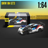 1:64 BMW M4 GT3 Beetle Alloy Sports Car Model Diecasts Metal Track Racing Vehicles Car Model Simulation Collection kids Toy Gift