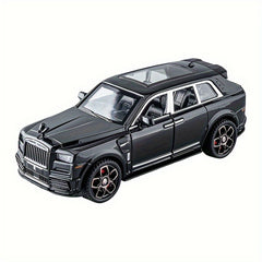 1:36 Diecast Model Cars Alloy Toy car for Cullinan Alloy Toy Vehicle with with flashing headlights and realistic sound effects, Toys for Kids, Adults, Metal Crafts for Boyfriend, Young People Gift