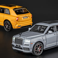 1:36 Diecast Model Cars Alloy Toy car for Cullinan Alloy Toy Vehicle with with flashing headlights and realistic sound effects, Toys for Kids, Adults, Metal Crafts for Boyfriend, Young People Gift