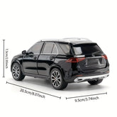 1:24 Scale Metal Alloy Car Model with Pull-Back Operation, Perfect Collectible Gift, Black Color