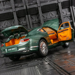 1:24 Bentley Continental GT Alloy Car Model Diecasts Toy Simulation Metal Car Model Sound Light Collection kids Toy Gift