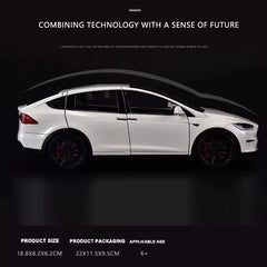 1:24 ModelX Alloy Car Model Simulation Sound And Light Pull Back Toy Car Metal Suv Electric Car Boys Collection Ornaments Gift