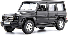 1/36 Scale G63 Casting Car Model, Zinc Alloy G Wagon Toy Car for Kids, Pull Back Vehicles Toy Car for Toddlers Kids Boys Girls Gift (Black)