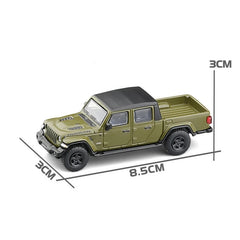 1/64 Jeep Grand Cherokee Sahara Gladiator Pickup Truck Toy Car Model JKM 1:64 Diecast Miniature Suitable For HotWheels MiniGT