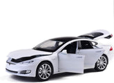 MiniToy Toy Car Model S Alloy Model Cars Pull Back Vehicles 1/32 Scale Car Toys for Toddlers Kids (White)