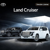 1pc 1/24 Scale for TOYOTA Land Cruiser DieCast Model - Black or White, Pull Back Action with Lights and Sounds, Zinc Alloy, Ideal Birthday Gift for Boys, for TOYOTA