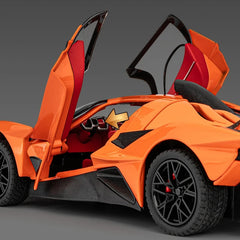 1: 32 APOLLO EVA Alloy Car Model High Simulation Diecasts Toy With Sound and Light Pull Back Vehicles Decoration Toys For Kids