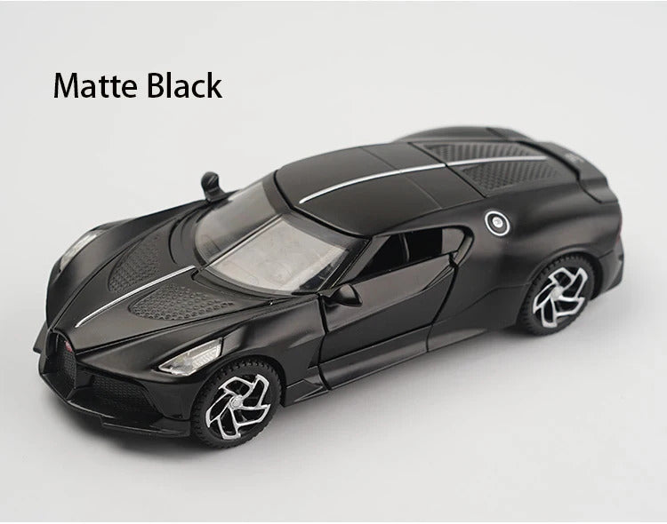 1:32 Alloy Scale Model Car Toys Bugatti La Voiture Noire Alloy Diecast Simulation Toy Vehicles Models Boys Gifts for Children