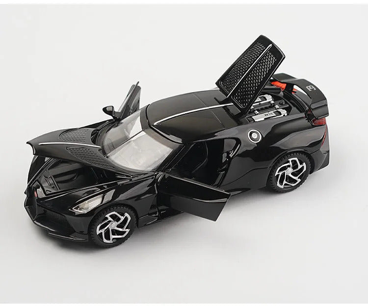 1:32 Alloy Scale Model Car Toys Bugatti La Voiture Noire Alloy Diecast Simulation Toy Vehicles Models Boys Gifts for Children