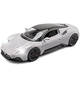 EROCK 1:24 Koenigsegg ONE die-cast car Model Toys, Open Door Design, Sound and Light Function, Suitable Gifts, Decorations, Collectibles, Toys for Adults and Children. (Purple-one)