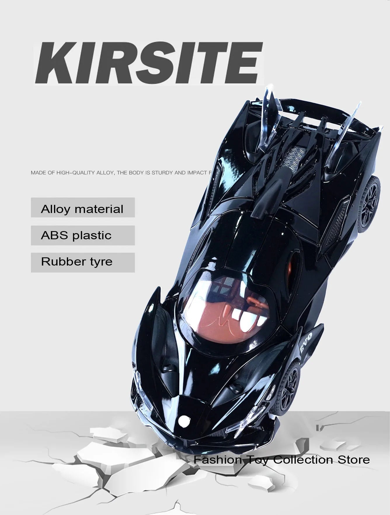 1: 32 APOLLO EVA Alloy Car Model High Simulation Diecasts Toy With Sound and Light Pull Back Vehicles Decoration Toys  For Kids