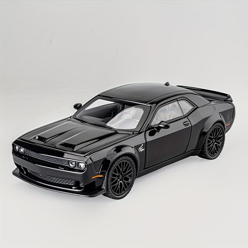 1:24 Scale Metal Die-cast Sports Car Model, Real Sound Effects and Lighting Functions, Suitable for Birthday Gifts, Christmas Gifts for Car Lovers