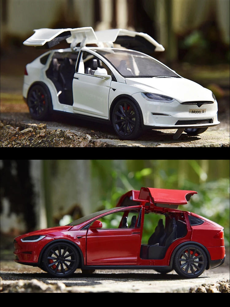 1:24 ModelX Alloy Car Model Simulation Sound And Light Pull Back Toy Car Metal Suv Electric Car Boys Collection Ornaments Gift