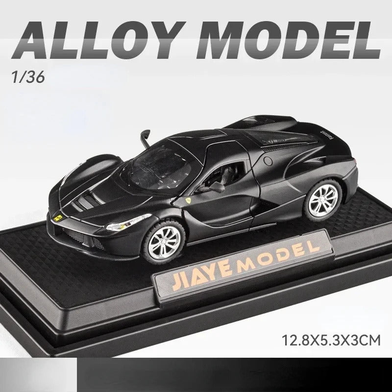 1:36 Ferrari Laferrari Sports car Toy Alloy Car Diecasts & Toy Vehicles Sound and light Car Model Collection Car Toys D160