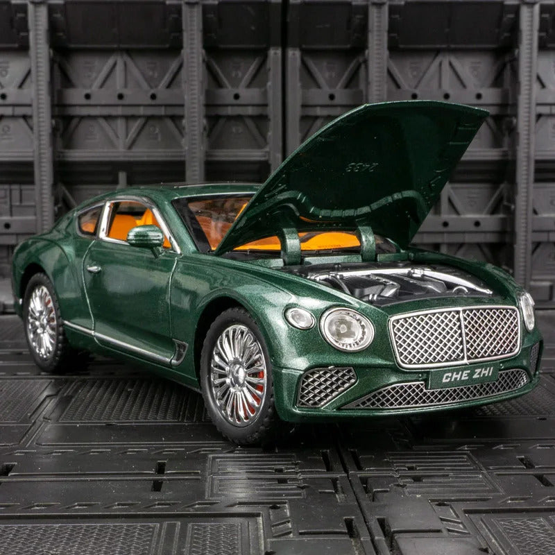1:24 Bentley Continental GT Alloy Car Model Diecasts Toy Simulation Metal Car Model Sound Light Collection kids Toy Gift