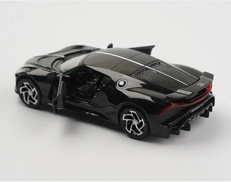 1:32 Alloy Scale Model Car Toys Bugatti La Voiture Noire Alloy Diecast Simulation Toy Vehicles Models Boys Gifts for Children