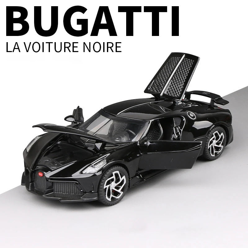 1:32 Alloy Scale Model Car Toys Bugatti La Voiture Noire Alloy Diecast Simulation Toy Vehicles Models Boys Gifts for Children