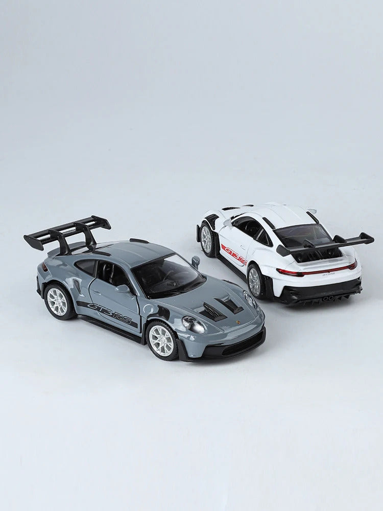 1:36 Porsche 911 GT3 RS Metal Sports Vehicles Supercar Fast Furious One Piece Car Toy Boy Diecast Auto Model Gift Hot Wheel Pull