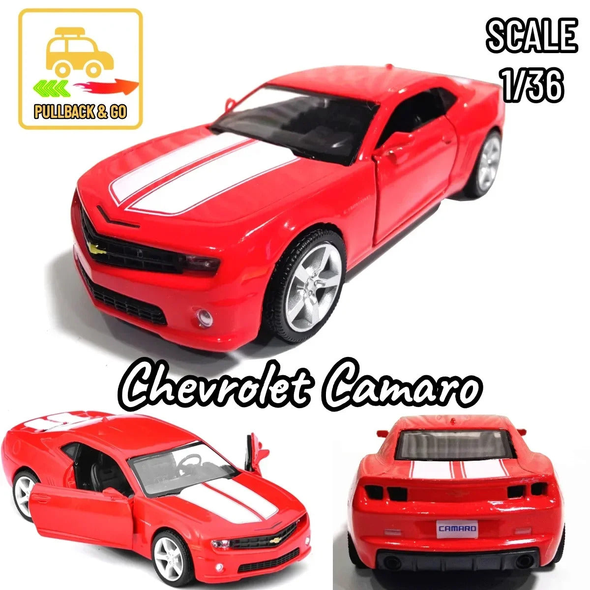 1:36 Scale Chevrolet Corvette C6R C7 Replica Diecast Model Car Interior Decoration Collection Gift for Boy and Toy Car Collector