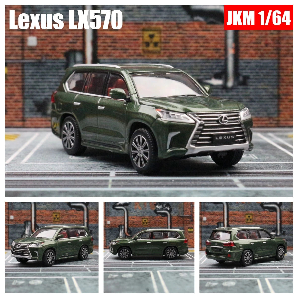 1:64 Lexus LX570 Miniature Model JKM 1/64 Premium SUV Toy Car Vehicle Free Wheels Diecast Zinc Alloy Metal Collection Gift