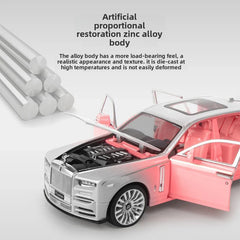 [CubeFun]1:32 Rolls-Royce Phantom Alloy Car Model Sound and Light Simulation Diecasts Metal Toy Collection Children Gifts
