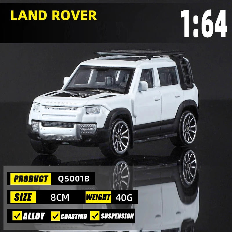 1/64 Scale KMM Land R0ver Defender Alloy Metal Simulation Vehicle Diecast Exquisi Mini Car Model Collection Toys For Children