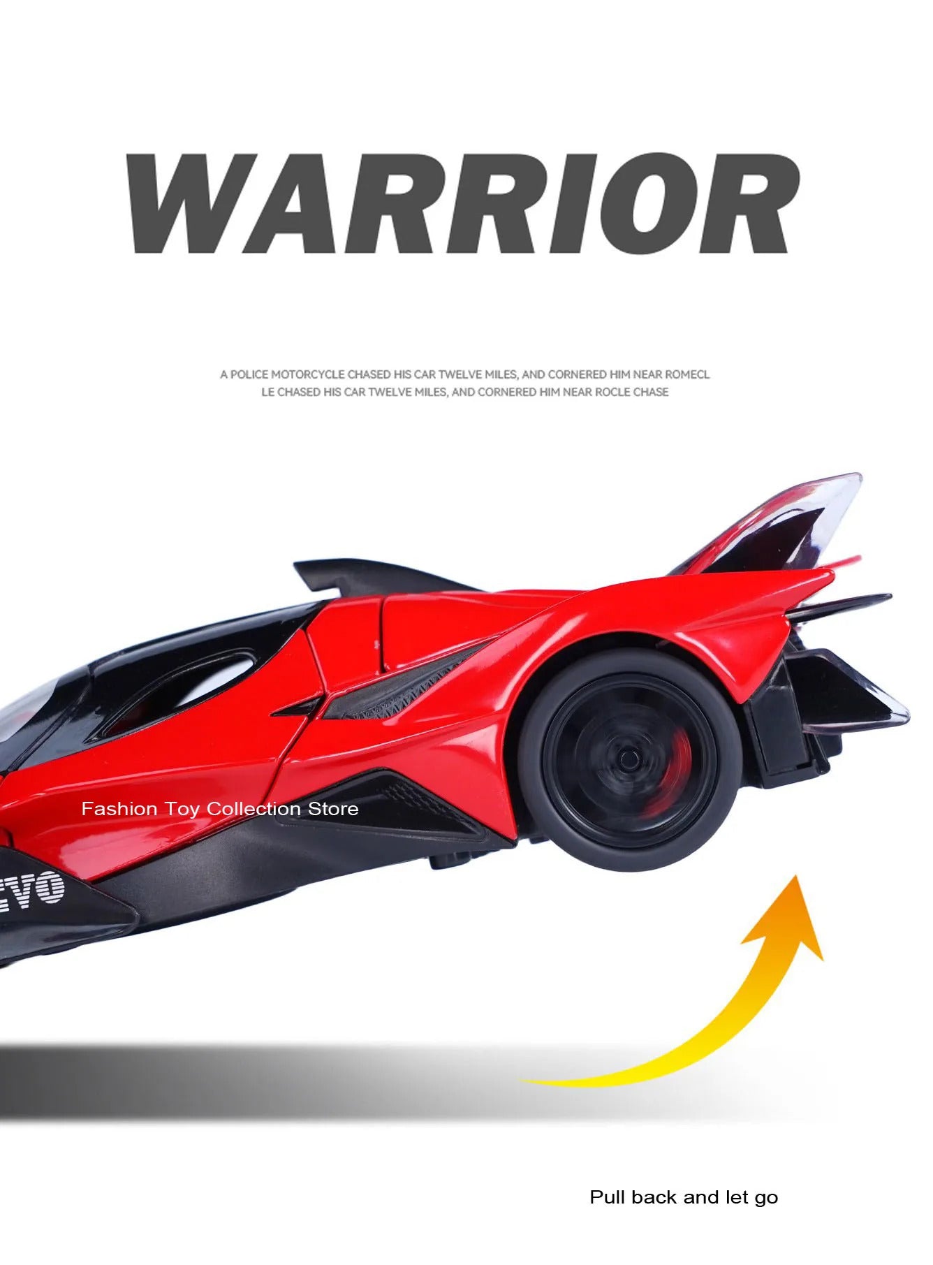 1: 32 APOLLO EVA Alloy Car Model High Simulation Diecasts Toy With Sound and Light Pull Back Vehicles Decoration Toys  For Kids