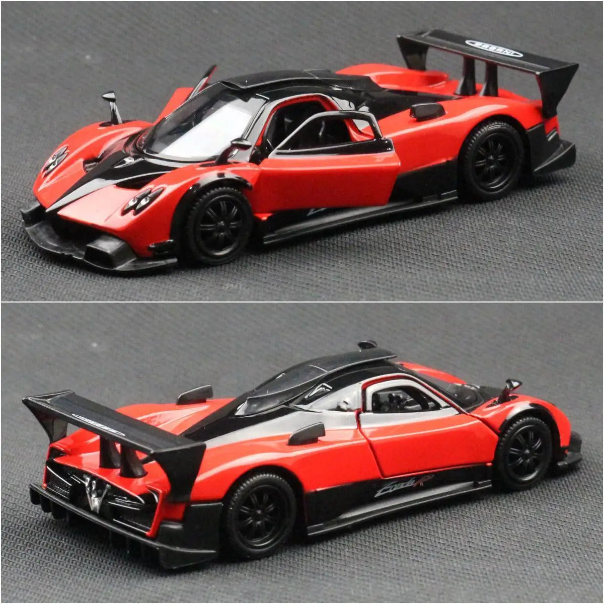 1/36 Pagani Zonda R Evolution Toy Car Model RMZ CiTY Diecast Racing Vehicle Miniature Pull Back Collection Gift For Children Boy