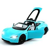 EROCK 1:24 Koenigsegg ONE die-cast car Model Toys, Open Door Design, Sound and Light Function, Suitable Gifts, Decorations, Collectibles, Toys for Adults and Children. (Purple-one)