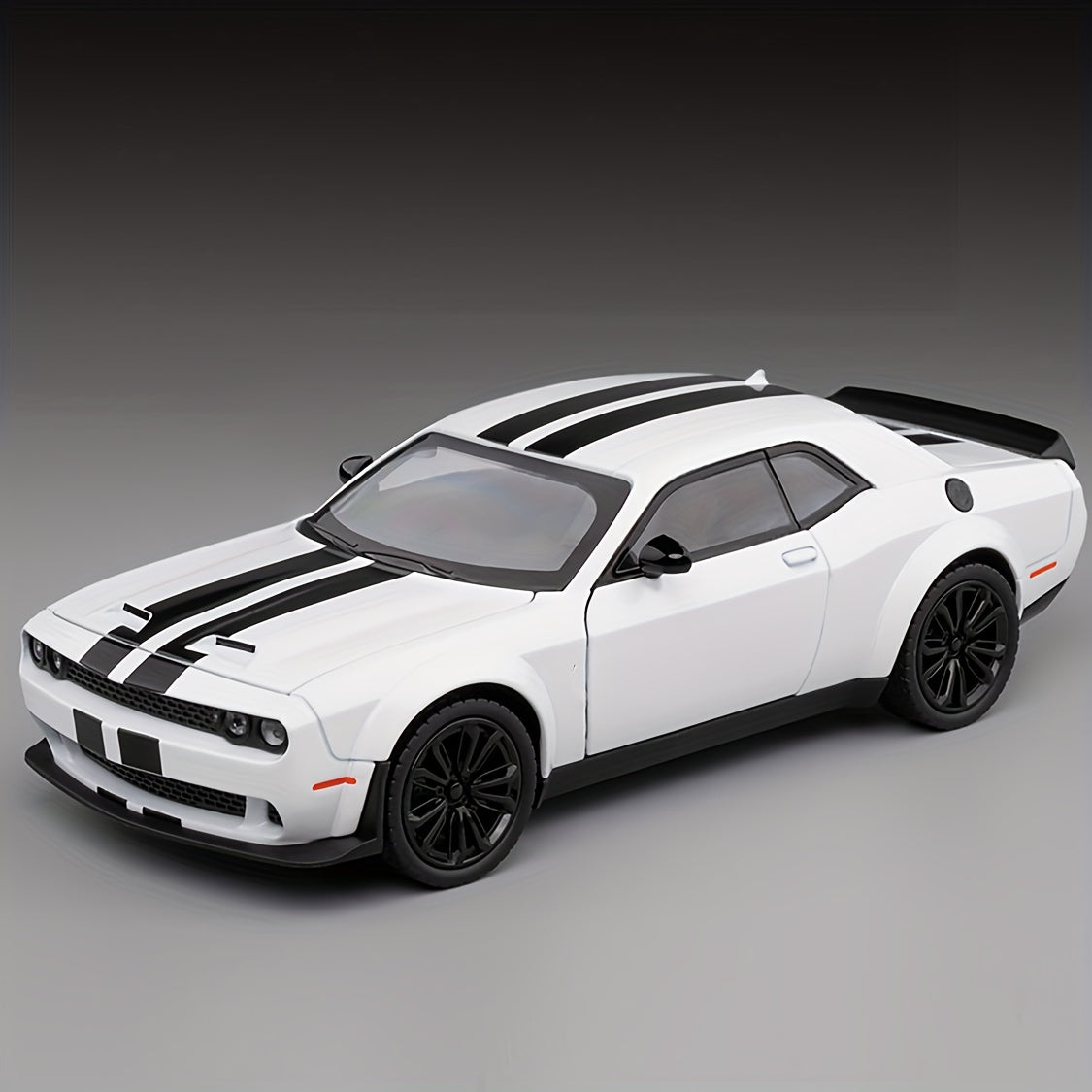 1/24 Scale Super Model Car, Zinc Alloy Pull Back Toy Car With Sound And Light For Kids Boy Girl Birthday Gift Halloween, Christmas Gift