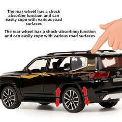 [CubeFun]1:32 Toyota Land Cruiser LC300 Alloy Car Model SUV Diecast Metal Sound Light High Simulation Collection Gifts Toys