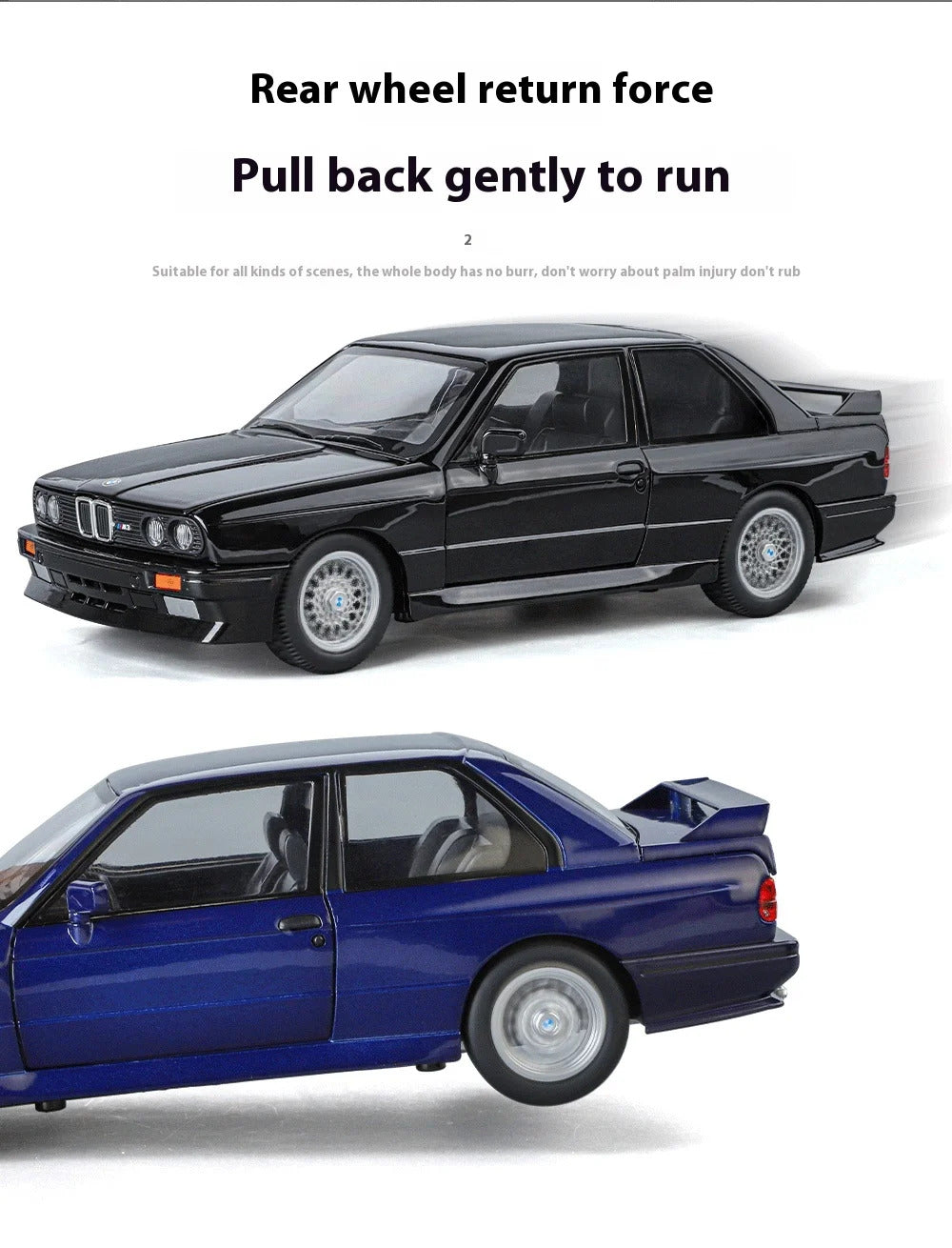 1/24 BMW M3 1988 Street Car Diecast Alloy Metal Model Car Collection Hobbies Decorative Ornament Gift Box For Boyfriend Present