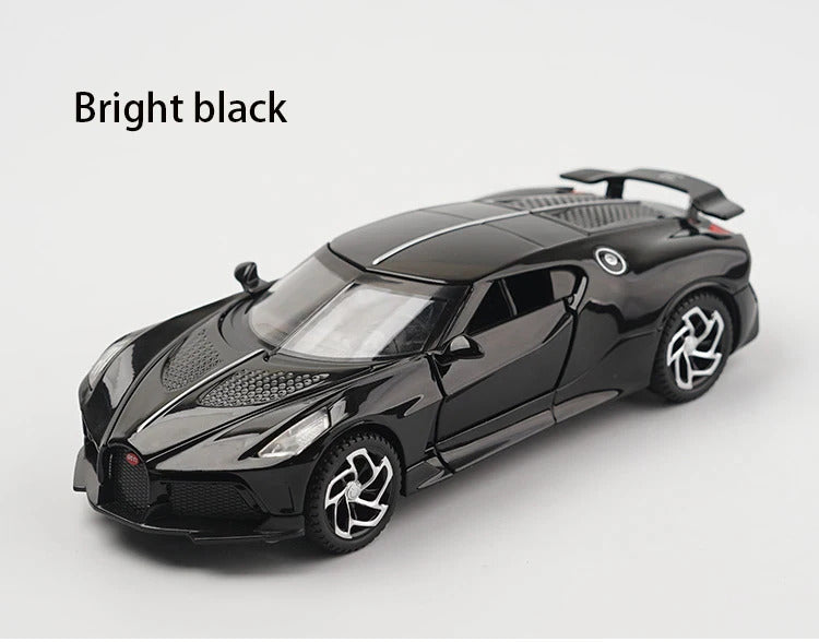 1:32 Alloy Scale Model Car Toys Bugatti La Voiture Noire Alloy Diecast Simulation Toy Vehicles Models Boys Gifts for Children