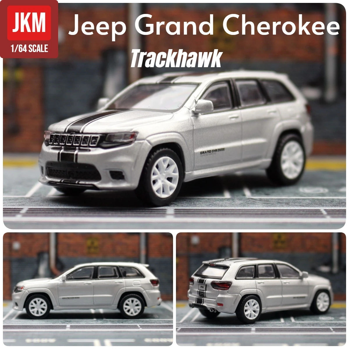 1/64 Jeep Grand Cherokee Sahara Gladiator Pickup Truck Toy Car Model JKM 1:64 Diecast Miniature Suitable For HotWheels MiniGT