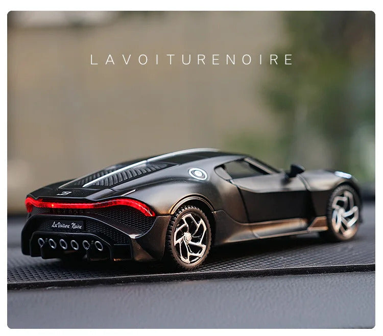 1:32 Alloy Scale Model Car Toys Bugatti La Voiture Noire Alloy Diecast Simulation Toy Vehicles Models Boys Gifts for Children