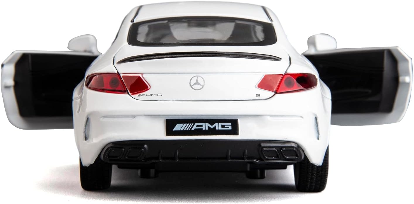 1:32 Diecasting Alloy Car Model Mercedes-Benz C63 AMG Toy Car White