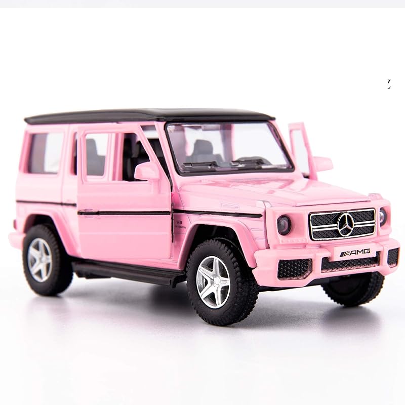 1/36 Scale G63 Casting Car Model, Zinc Alloy G Wagon Toy Car for Kids, Pull Back Vehicles Toy Car for Toddlers Kids Boys Girls Gift (Black)
