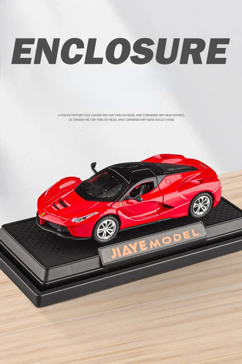 1:36 Ferrari Laferrari Sports car Toy Alloy Car Diecasts & Toy Vehicles Sound and light Car Model Collection Car Toys D160
