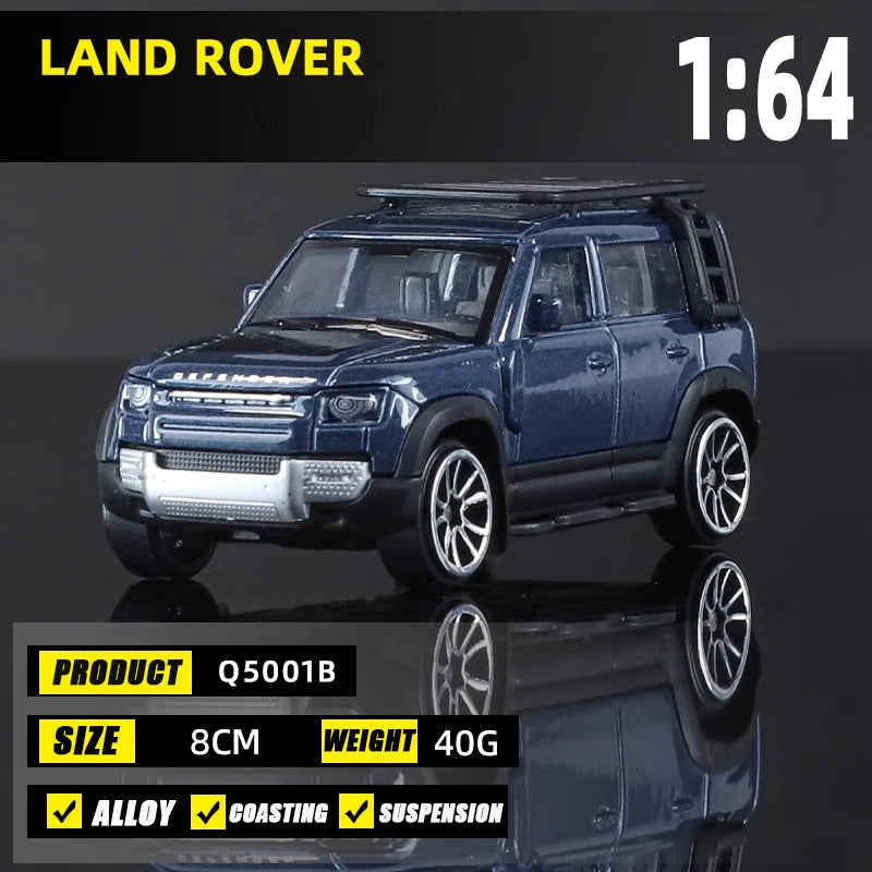 1/64 Scale KMM Land R0ver Defender Alloy Metal Simulation Vehicle Diecast Exquisi Mini Car Model Collection Toys For Children