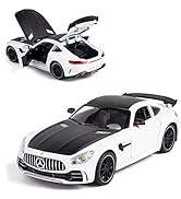 EROCK 1:24 Koenigsegg ONE die-cast car Model Toys, Open Door Design, Sound and Light Function, Suitable Gifts, Decorations, Collectibles, Toys for Adults and Children. (Purple-one)