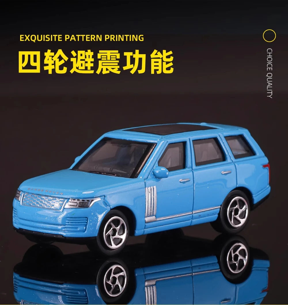 1/64 Scale KMM Land R0ver Defender Alloy Metal Simulation Vehicle Diecast Exquisi Mini Car Model Collection Toys For Children