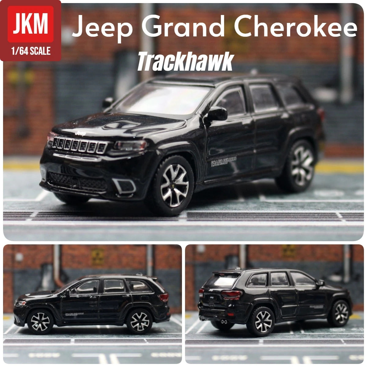 1/64 Jeep Grand Cherokee Sahara Gladiator Pickup Truck Toy Car Model JKM 1:64 Diecast Miniature Suitable For HotWheels MiniGT