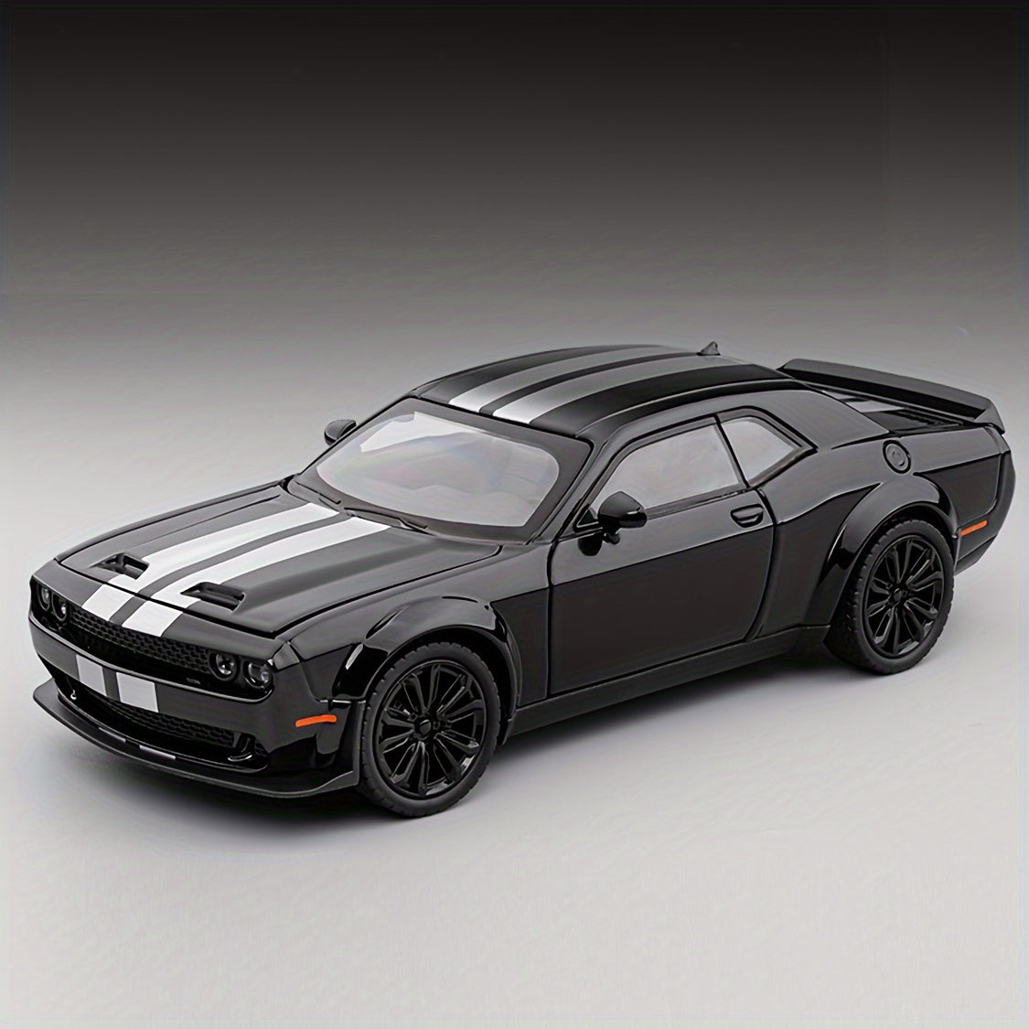 1/24 Scale Super Model Car, Zinc Alloy Pull Back Toy Car With Sound And Light For Kids Boy Girl Birthday Gift Halloween, Christmas Gift