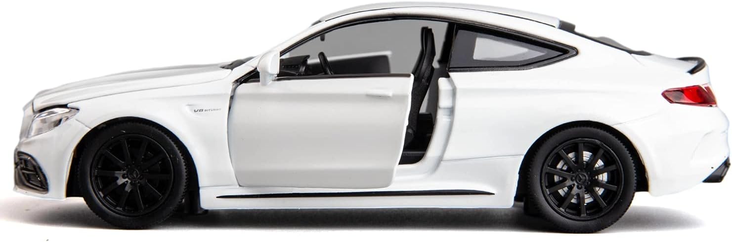 1:32 Diecasting Alloy Car Model Mercedes-Benz C63 AMG Toy Car White